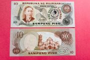 Philippines. 10 Piso  1981  Pick 167a   Overprint Ferdinand  Marcos ( Uncirculated )