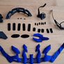 Bell Super 3R chin bar L/XL and spare parts - used, in excellent condition. Image 2