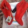 Una Healy red Ladies ankle boots Image 3