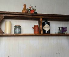 Rustic Country Cubby Box floating shelf.