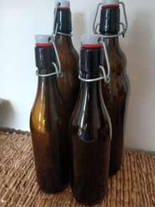 Clip top bottles