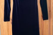 ASOS Midnight Blue Velvet Maxi Dress