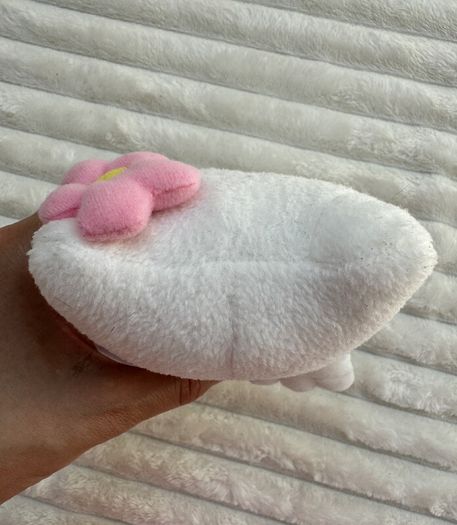 Hello Kitty Beanie TY Sanrio Blue Dress Pink Flower Angel Plush 2009 Used Dirty Please look at the pictures