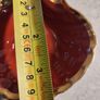 TRINKET  OR SOAP DISH This shell dish is shaped like a shell and handmade. It is made of high fired Burgundy clay in France and it has a long tradition in this manufacture. The clay is covered with a very hard glaze and this makes it resistant to scratche Image 7