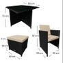 9 piece rattan cube Image 6
