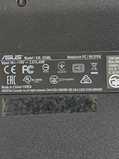 Asus Laptop for parts