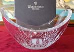 New In Box Waterford Crystal Lismore Pattern 6 Inch Essence Ellipse Bowl