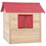 Kids Play House Fir Wood Red Image 6