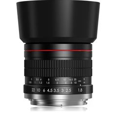 85mm F1.8 Portrait Lens - Compatible with Canon EF/EF-S mount cameras, Prime Portrait Lens, Compatible with Canon EOS Rebel T7, T8i, T7i, T6, T6i, SL2, 6D, 5D, 4000D, 2000D, 850D, 800D