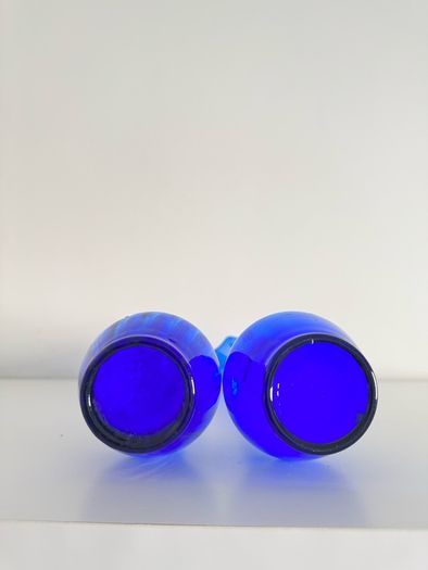 cobalt blue vase