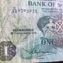 Bank of Scotland one pound note Image 3
