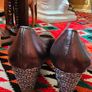 Cristina Firenze silver leather wedges 37.5 Image 10