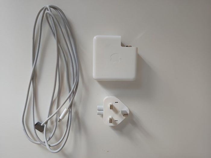 Apple  67W Dual USB-C Port Power Adapter with MacBook charger cable
