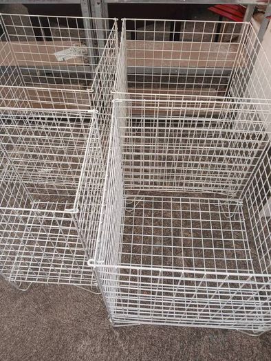 Retail/ Hotel Laundry  Store Sturdy Floor Wire Baskets Three XL One Medium