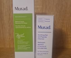 Murad Retinol Youth Renewal Oil Drops 30ml and 15ml Murad Soothing Oat and Peptide Cleanser