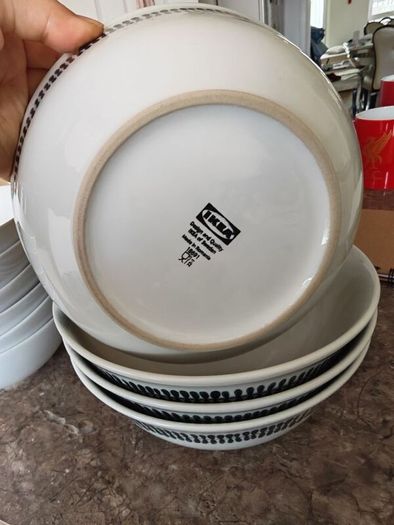 Ikea soup bowls and ramen bowls