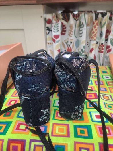 Public desire platform denim sandals
