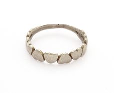 Vintage Sterling Silver Heart Ring, Full British Hallmarks