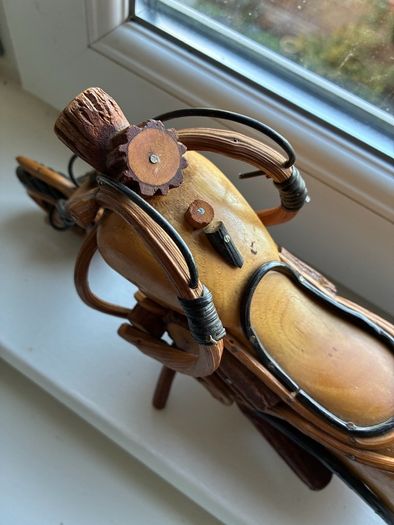 Handcrafted Harley Style Timber Bike