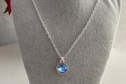 Silver Plated Swarovski Crystal Necklace