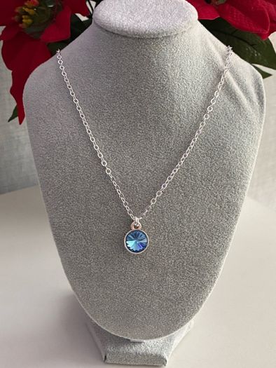 Silver Plated Swarovski Crystal Necklace