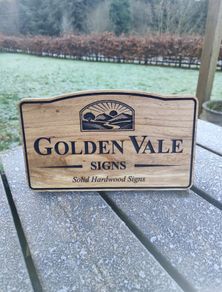 Solid Hardwood House & Name Signs
