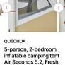 Quechua 5 Person 2 Bed Inflatable Image 7
