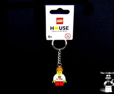 Lego House Home of the Brick Keychain female 853713 From The Lego House in Billund Exclusive Very Rare Limited Edition Minifigure Keychain New With Tags