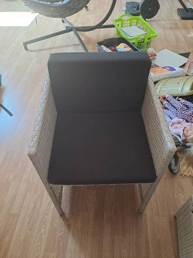 Rattan garden furniture