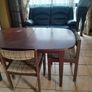 Mahogany tables / chairs / drinks cabinet Image 7