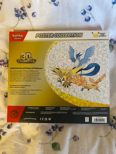 Pokemon TCG 30th Celebration Poster Collection - Sealed