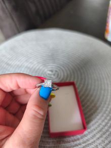 Silver ring size M or N