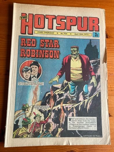 Comics: 'The Hotspur' 1973 (17 numbers)