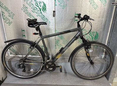 Apollo Guru Gents hybrid bike with lock, mudguards and lights
