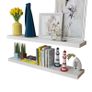 Wall Shelves 4 pcs White 100 cm Image 3