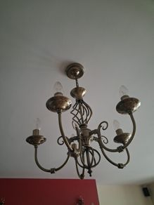 Ceiling light with 2 matching wall lights