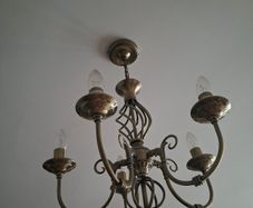 Ceiling light with 2 matching wall lights