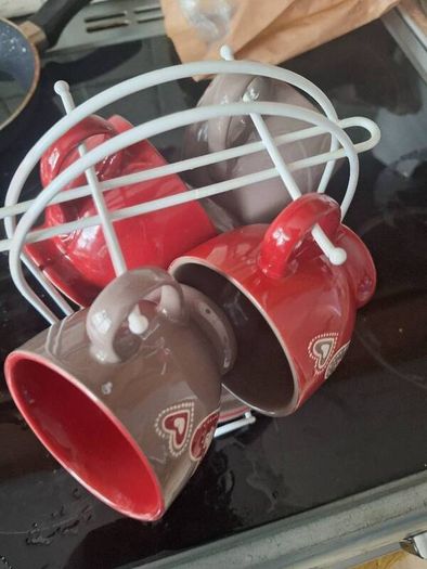 Coffee Set .. 8 Piece with Stand .. Price Drop