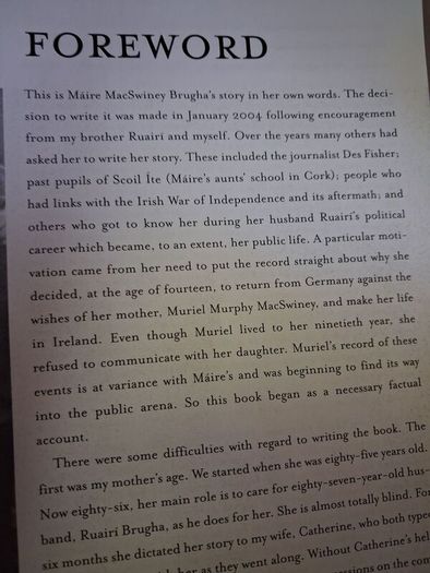 Maire MacSwiney Brugha / History's Daughter / 2005