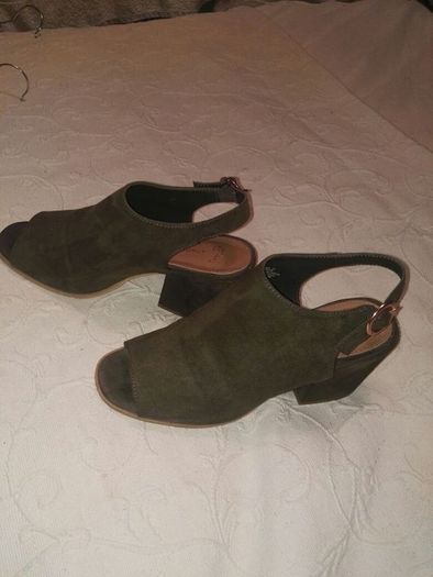 Green Boot Sandals