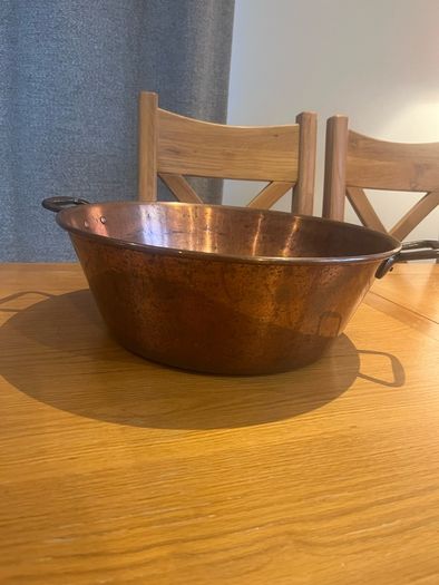 Vintage Copper Preserve Pan