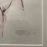 framed nude watercolour drawing signed Image 3