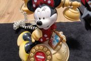 Vintage 1990s Minnie Mouse Desk Telephone Push Button Talking Phone Disney