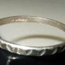 Vintage Hallmarked 9k White Gold Geometric Ring Image 5