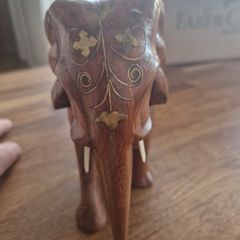 Vintage Rosewood  Elephant