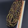 Vintage Middle Eastern Old Face Glass Beads Necklace Image 7