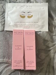 MZ SKIN cleanse & clarify cleanser eye mask