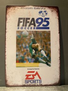Fifa soccer 95 Tin Metal sign