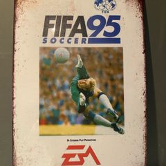 Fifa soccer 95 Tin Metal sign