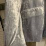 Silver crushed velvet blazer Image 4